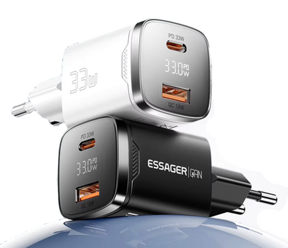 Power Boost Duo Charger 33W + Display