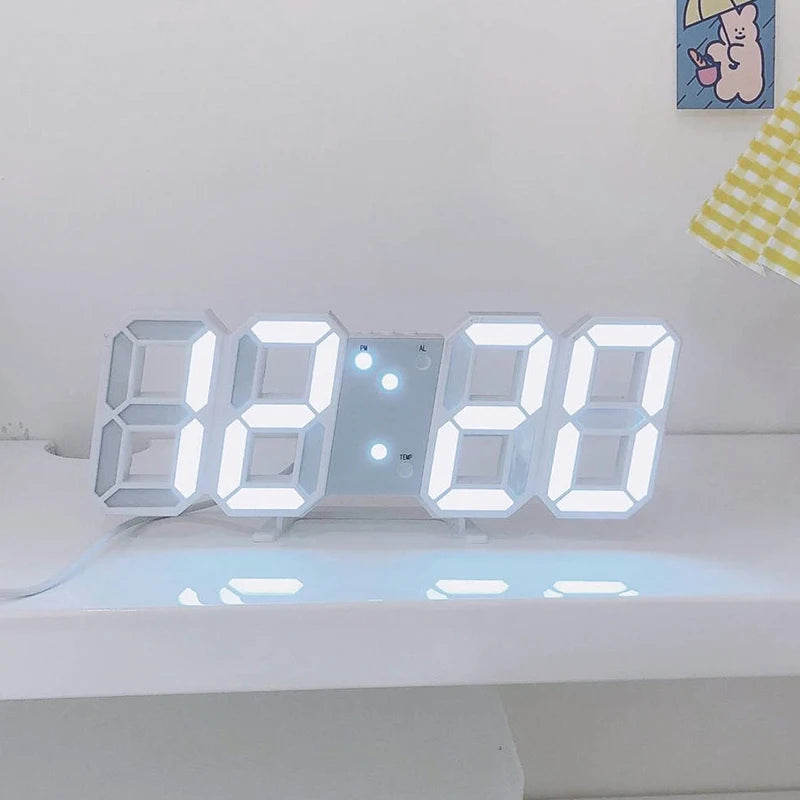 GlowTime Digital Wall Clock